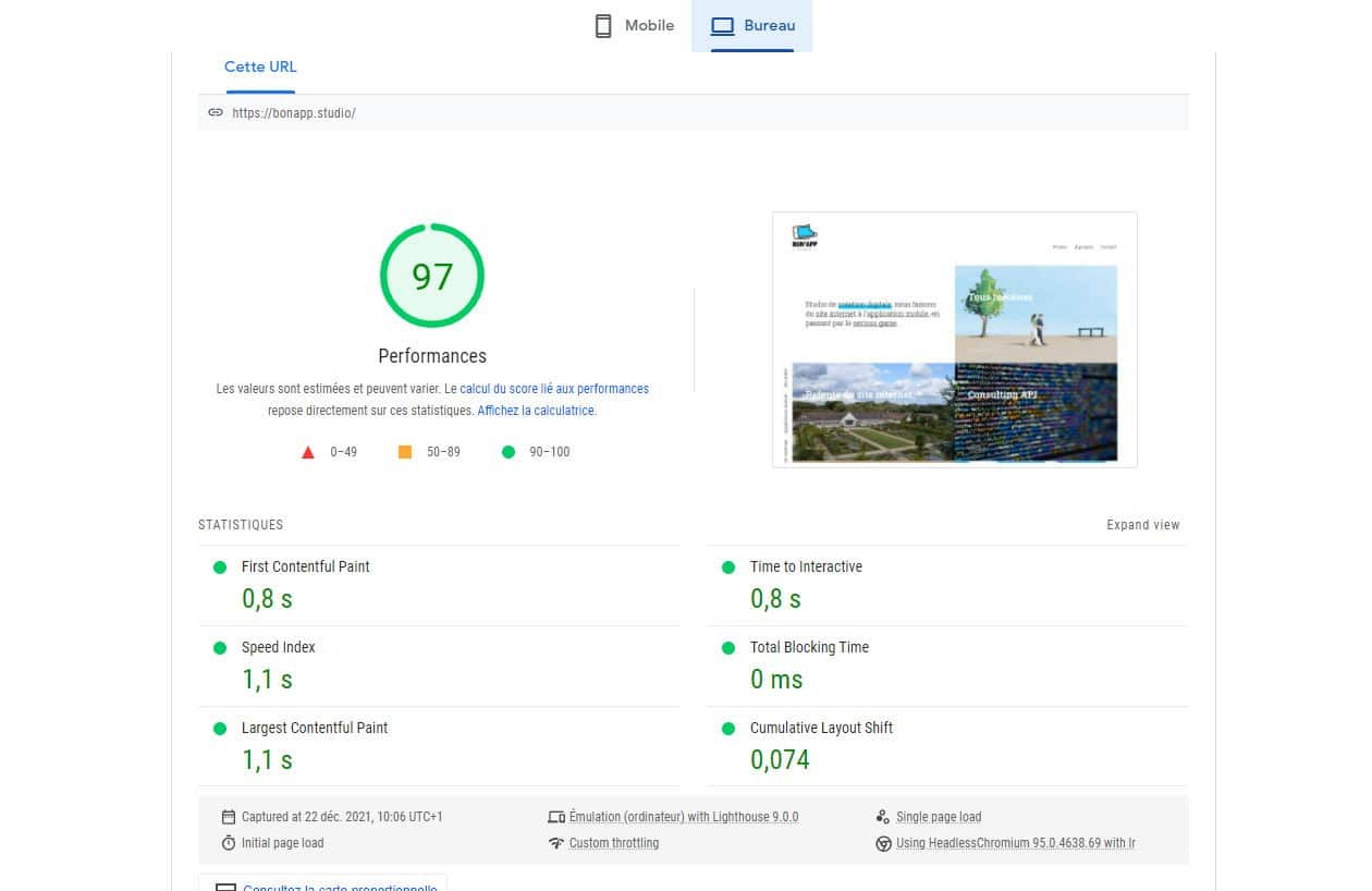 Comment optimiser les performances de son site internet - BON'APP STUDIO